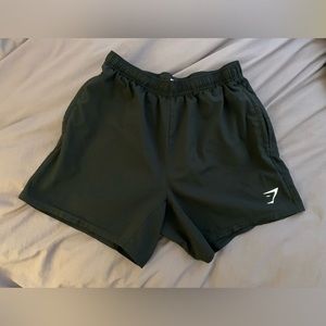 gymshark men’s black shorts